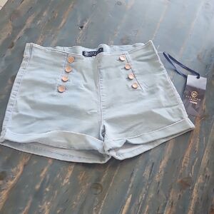 Boom Boom Jeans High Waist Light Blue Shorts